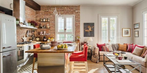 Kuchyně-obývací pokoj o rozloze 12 metrů čtverečních. M: vytváříme promyšlený interiér od minimalismu a hi-tech po klasiku a loft